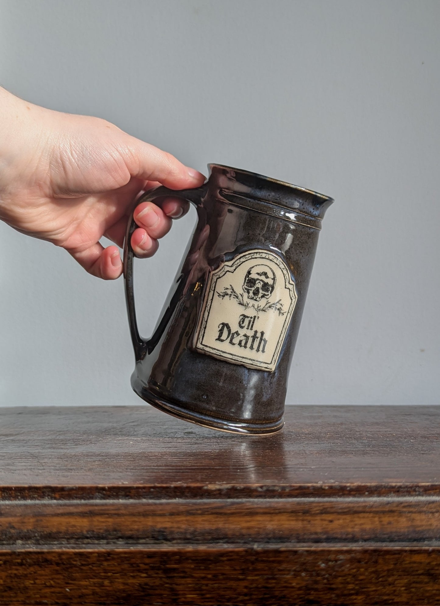 Til Death Tankard - Black Pearl