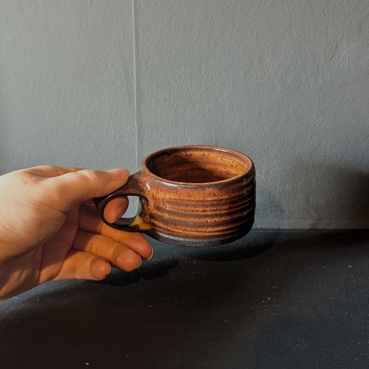 Espresso Mug - Amber Glaze