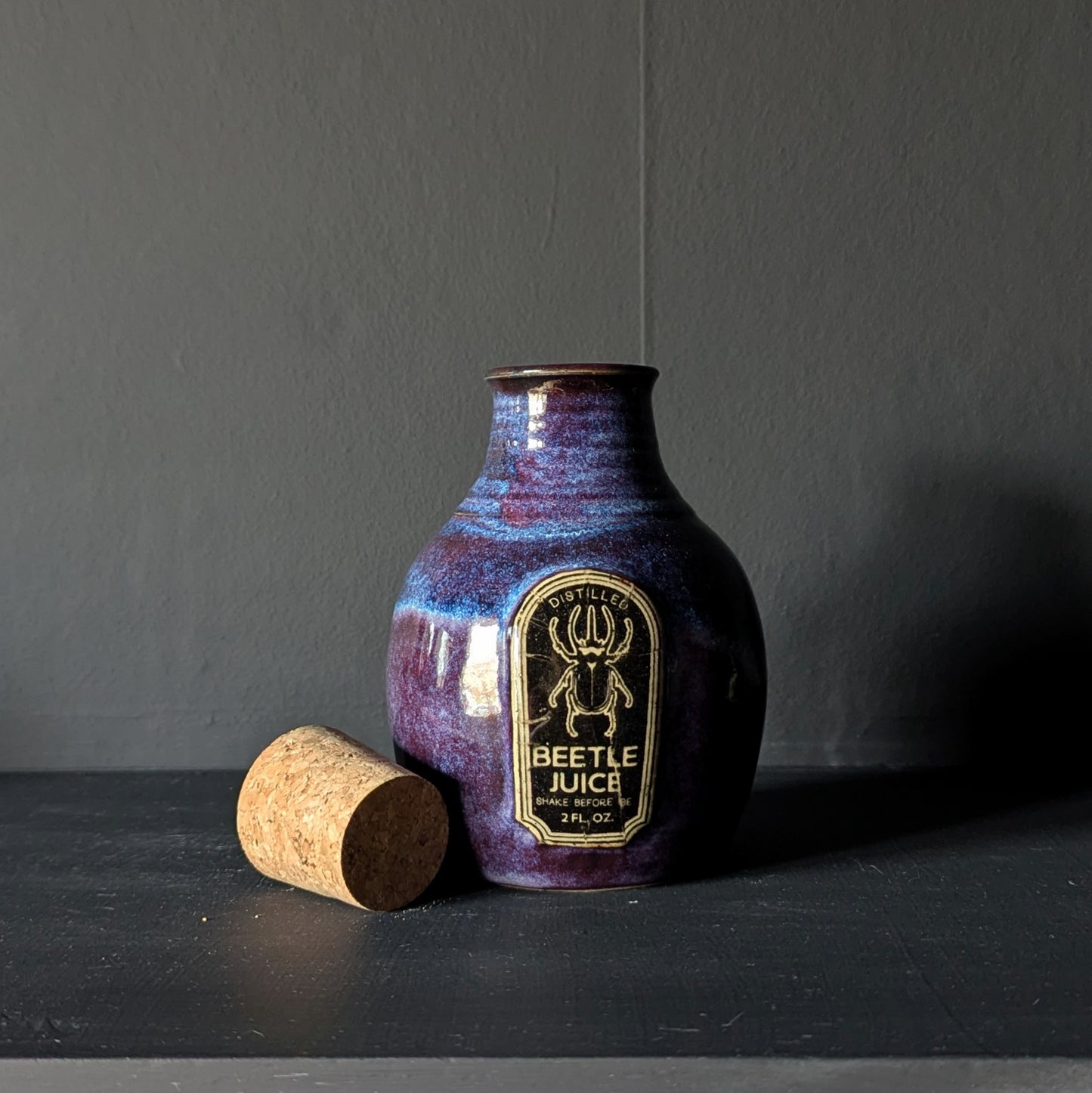 Beetle Juice Potion Bottle