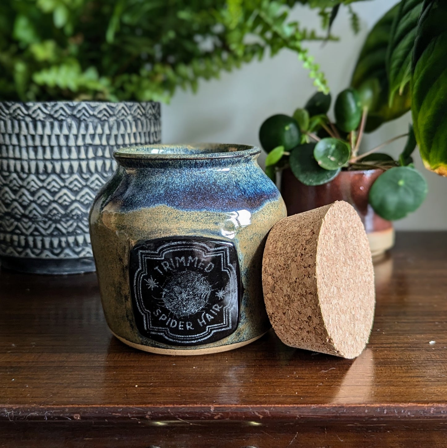 "Trimmed Spider Hair" Potion Jar