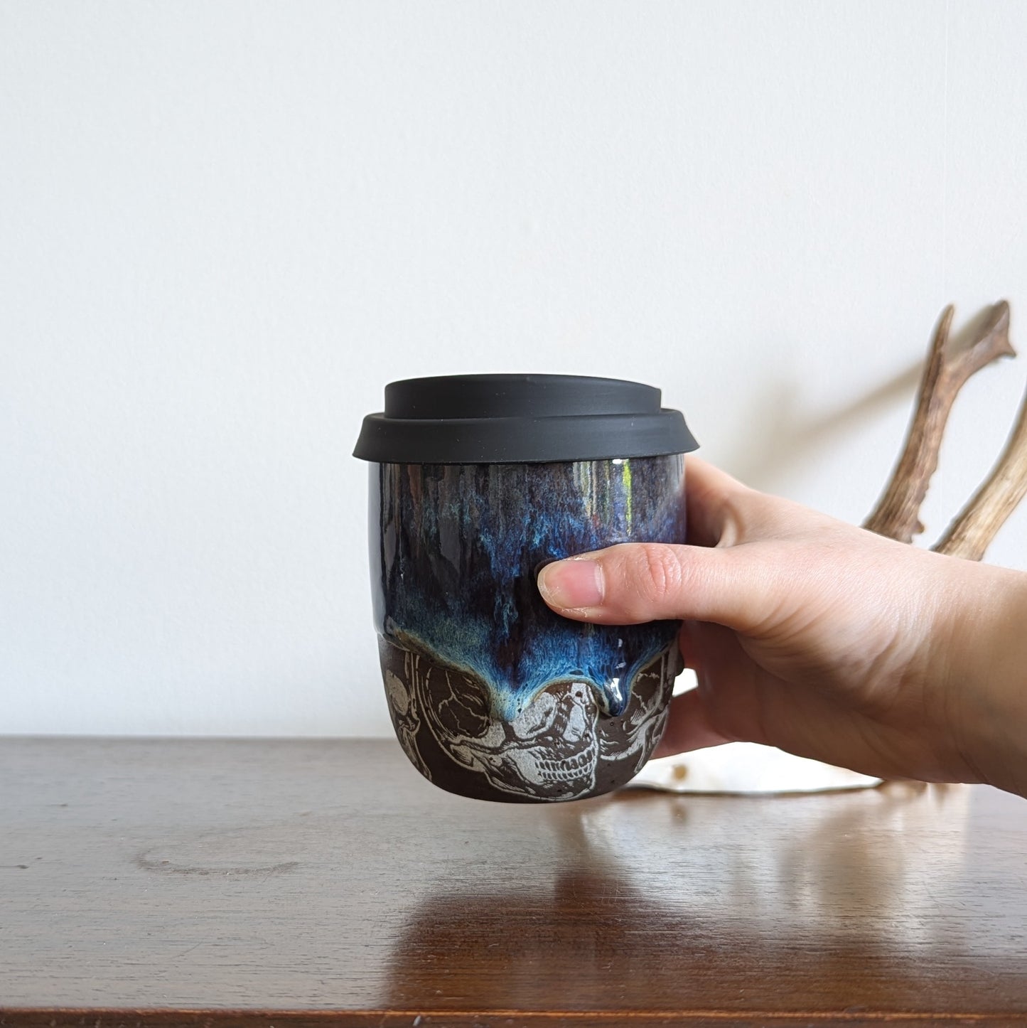 Skully Travel Mug - Midnight
