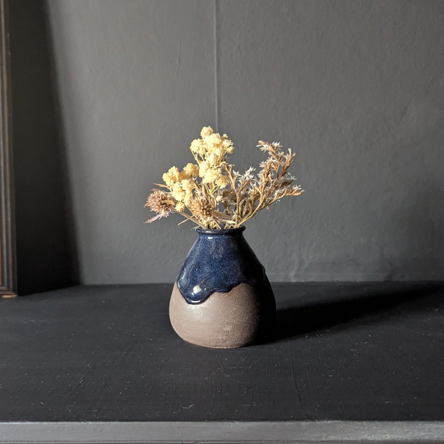 Obsidian Mini Flower Vase - B