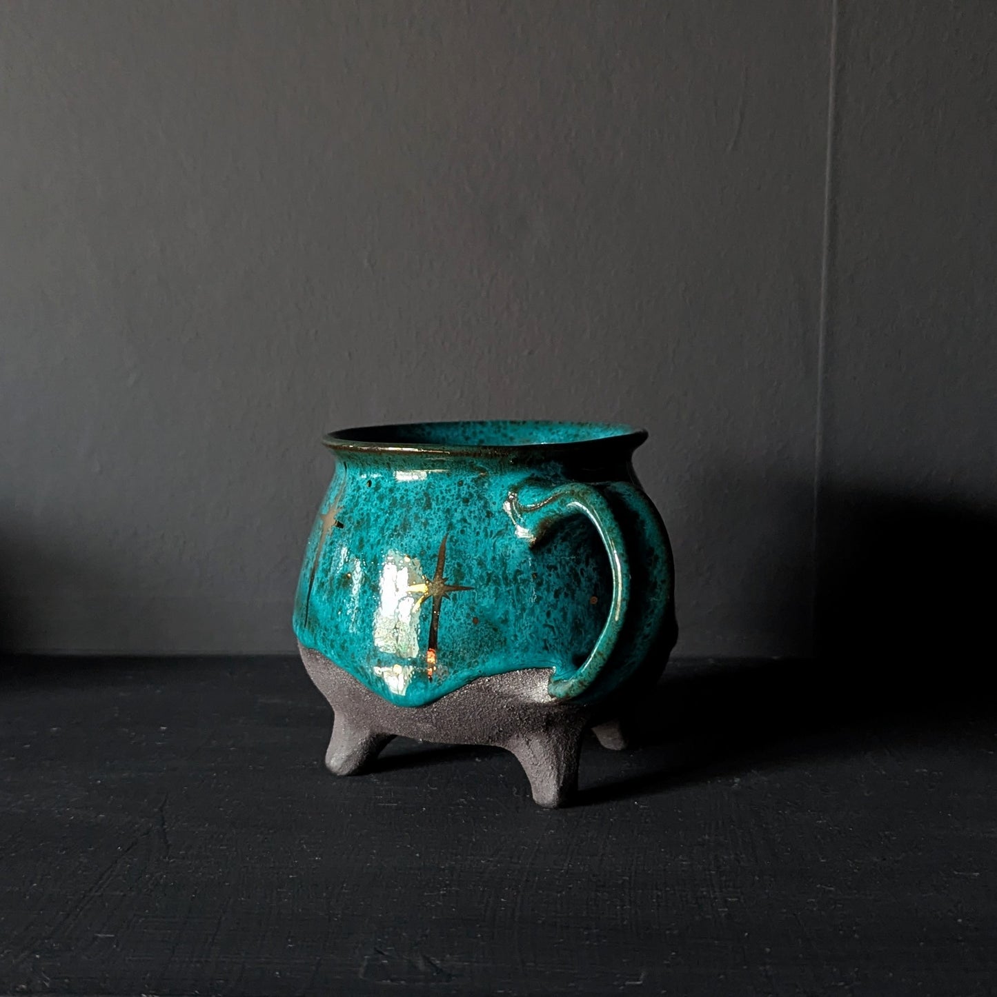 Mystic Turquoise Cauldron Mug