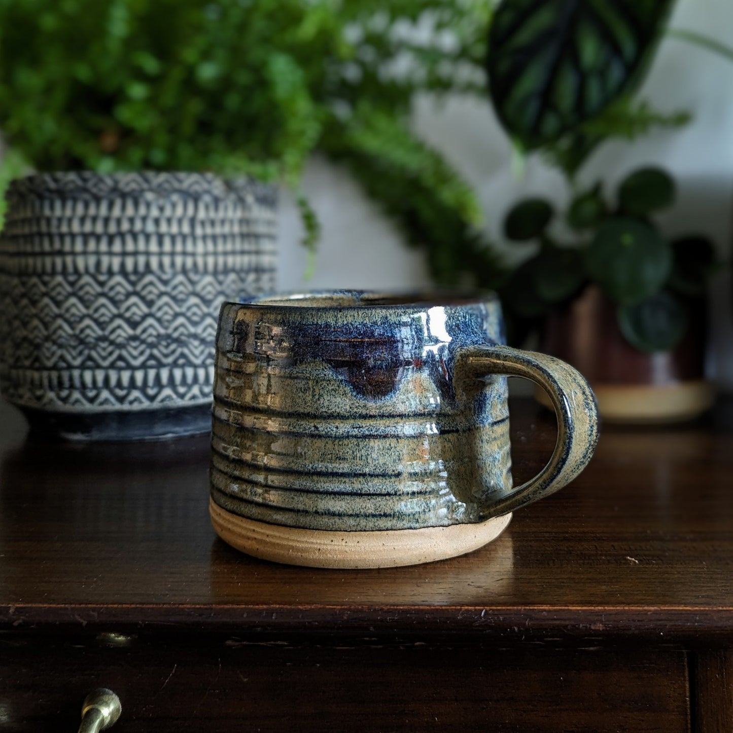 Denim Textured Mug