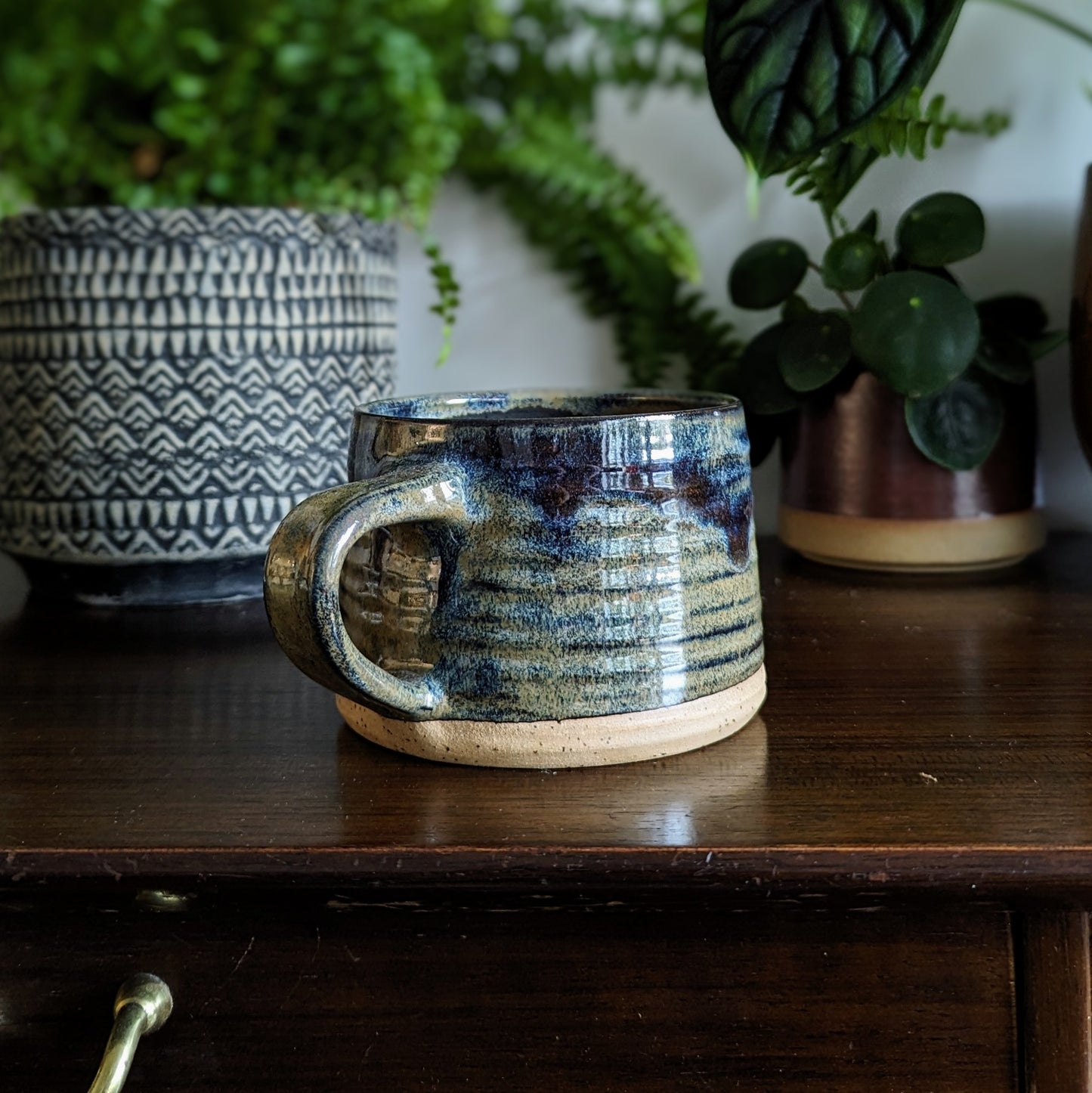 Denim Textured Mug