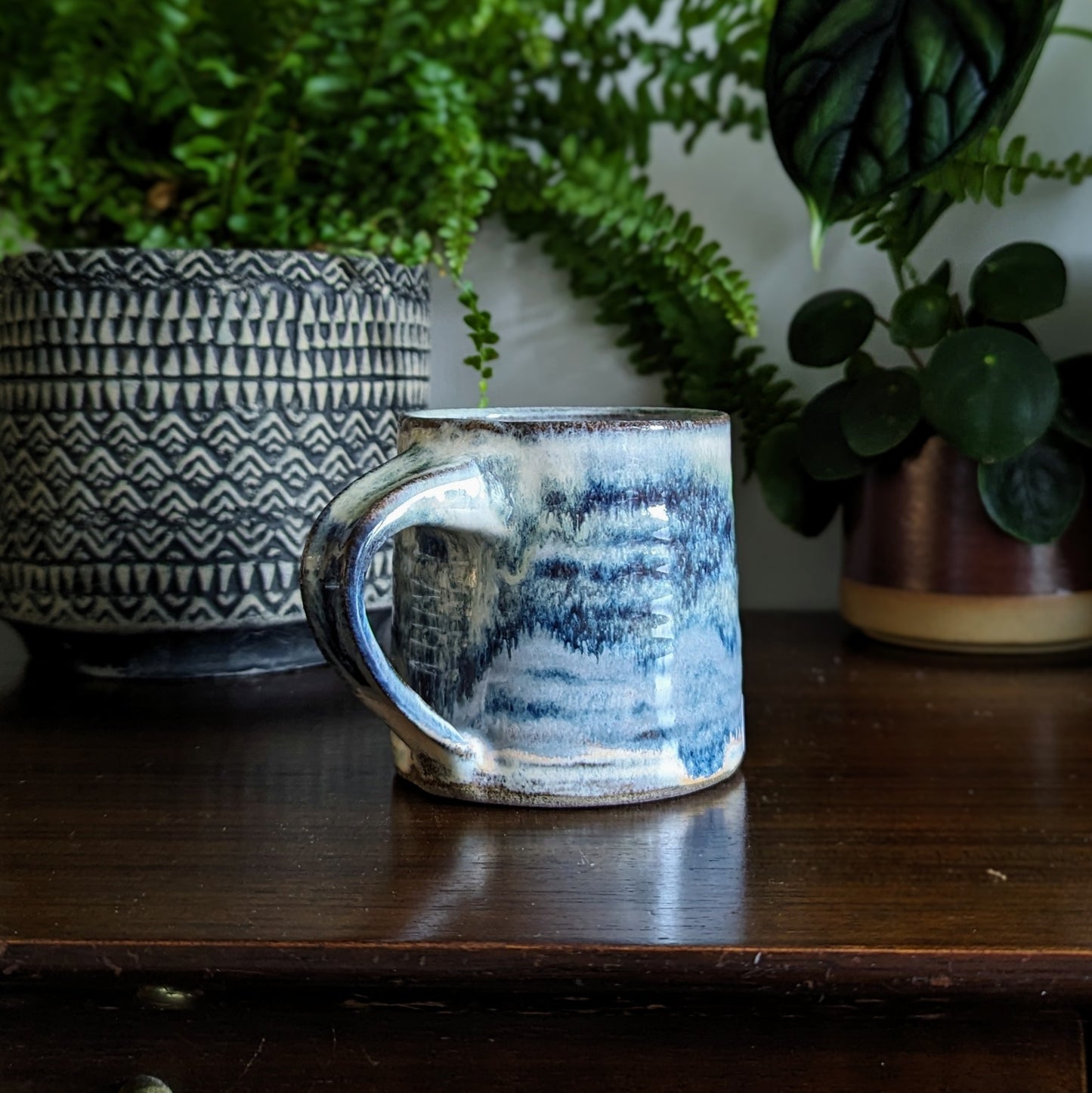 Misty Seas Small Textured Mug