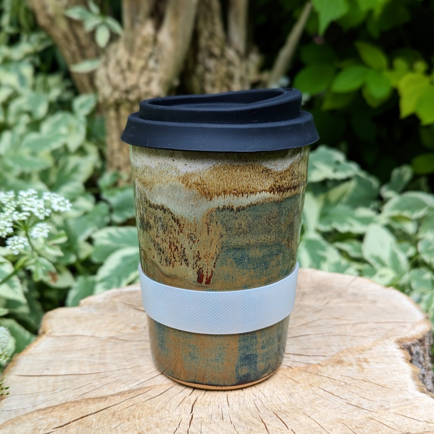 Travel Mug in Mountain Side Glaze