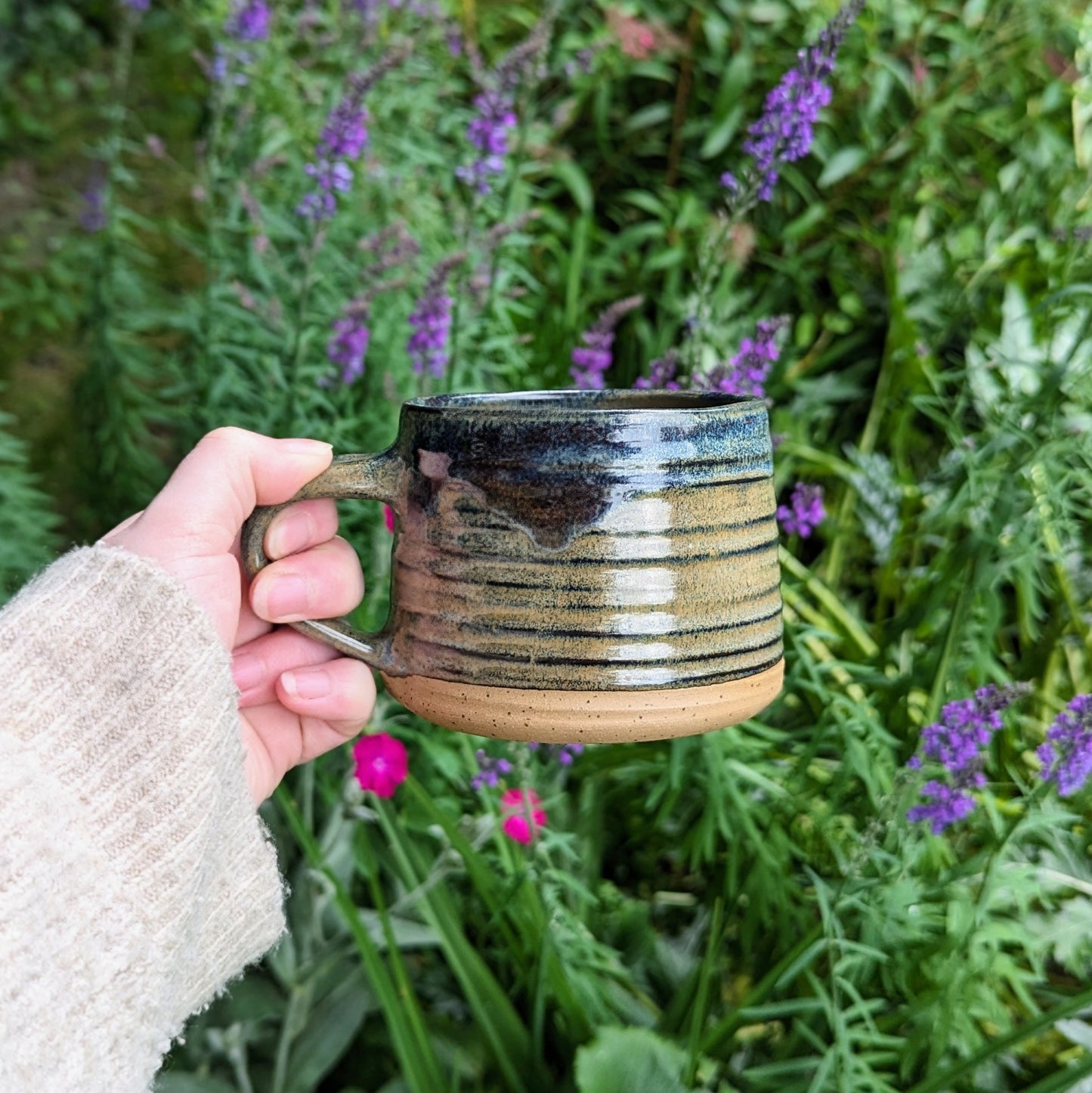 Denim Textured Mug