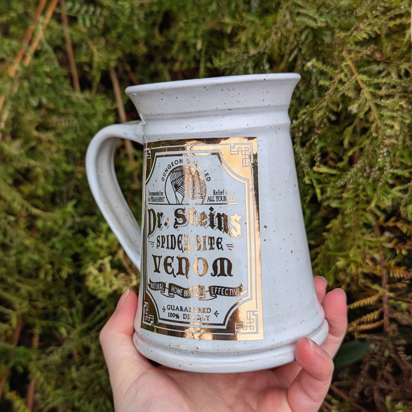 Gold Spider Venom Tankard Mug