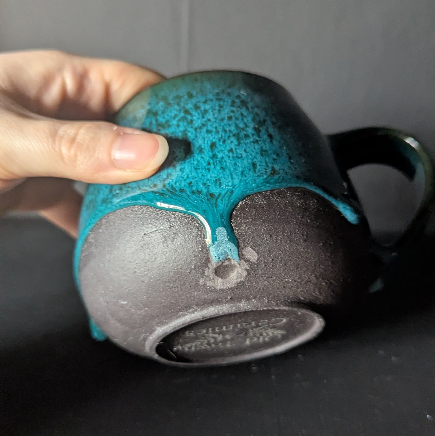 SECOND Mystic Turquoise Belly Mug