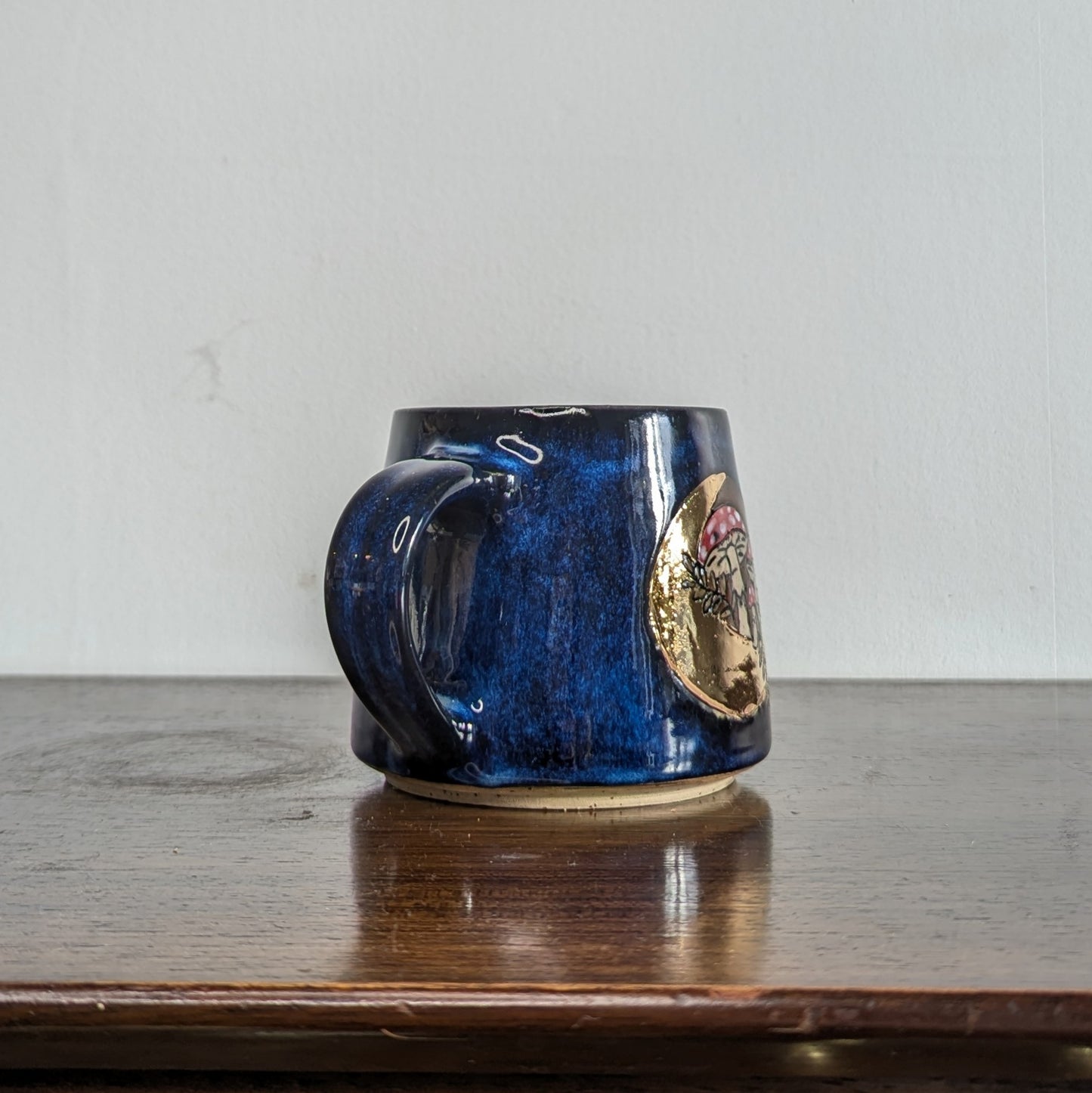 Mushroom Moon Mug - Azure