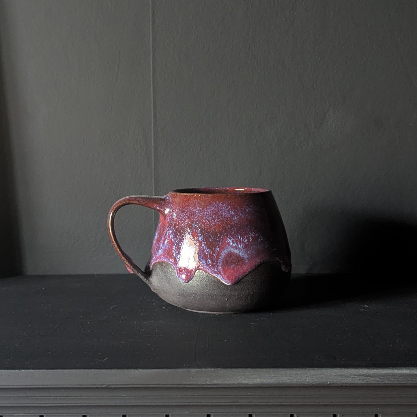 Autumn Plum Belly Mug