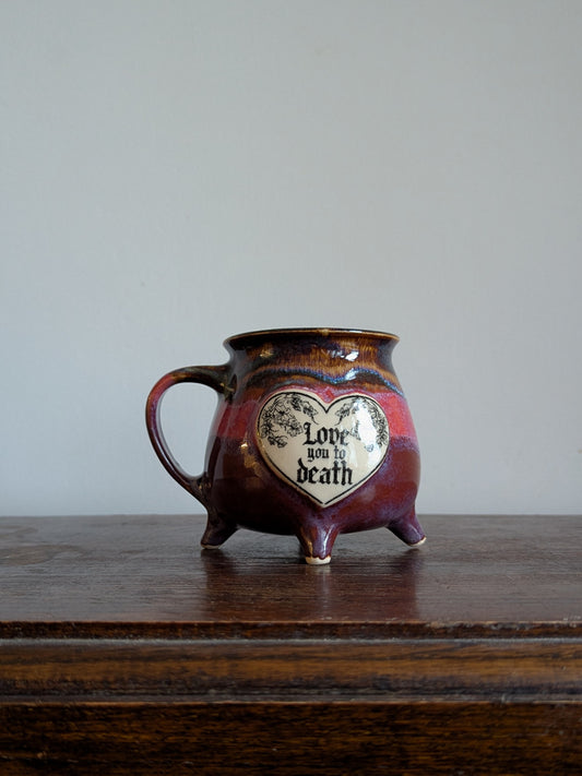 Love you to Death Cauldron Mug - Sunrise