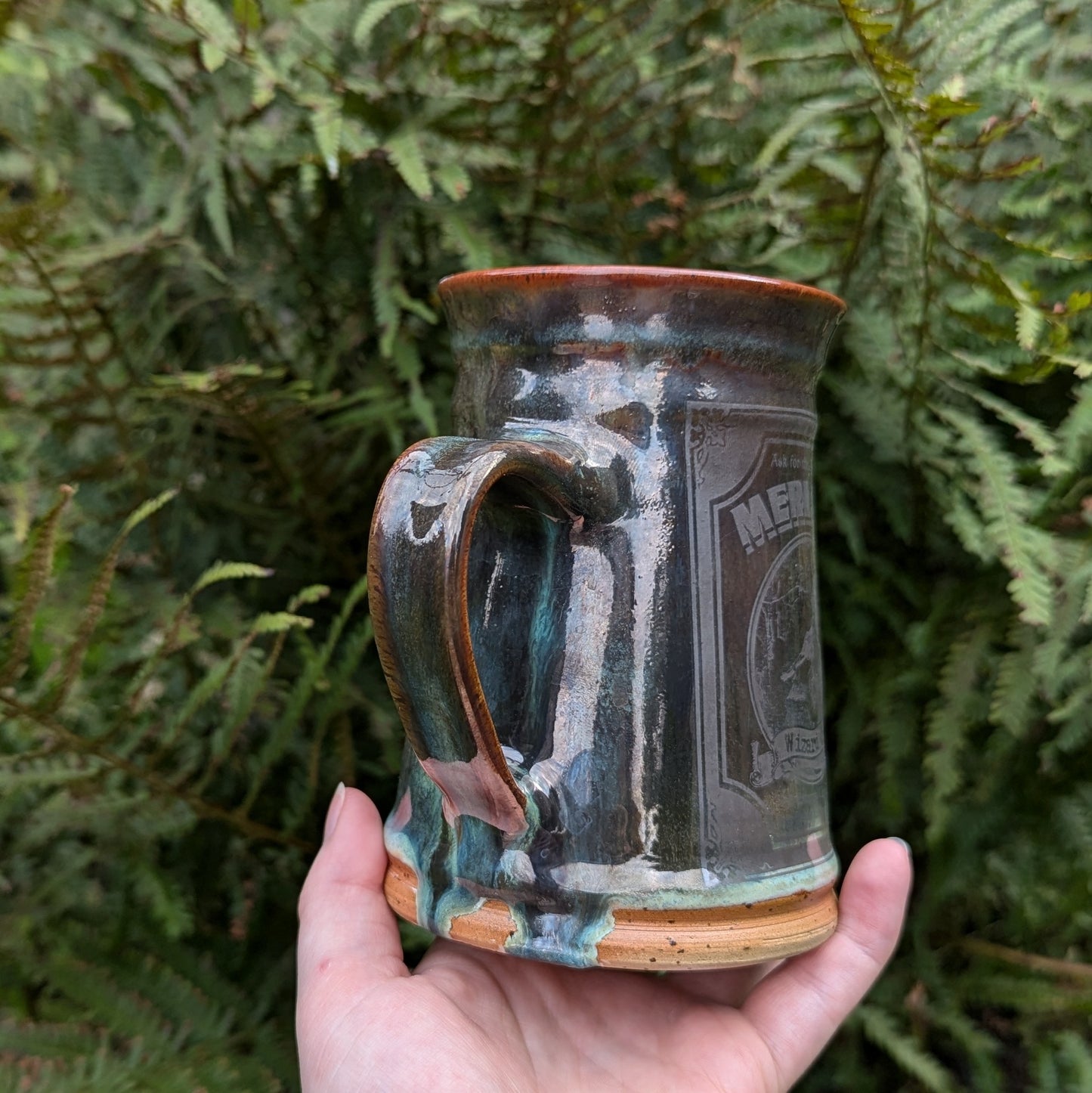 White Gold Witches Brew Tankard Mug