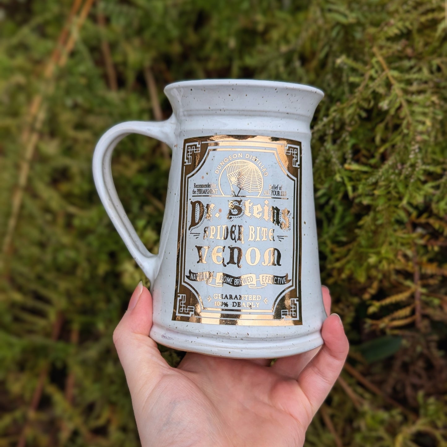 Gold Spider Venom Tankard Mug