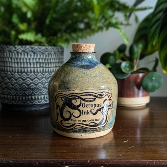 "Octopus Ink" Potion Bottle