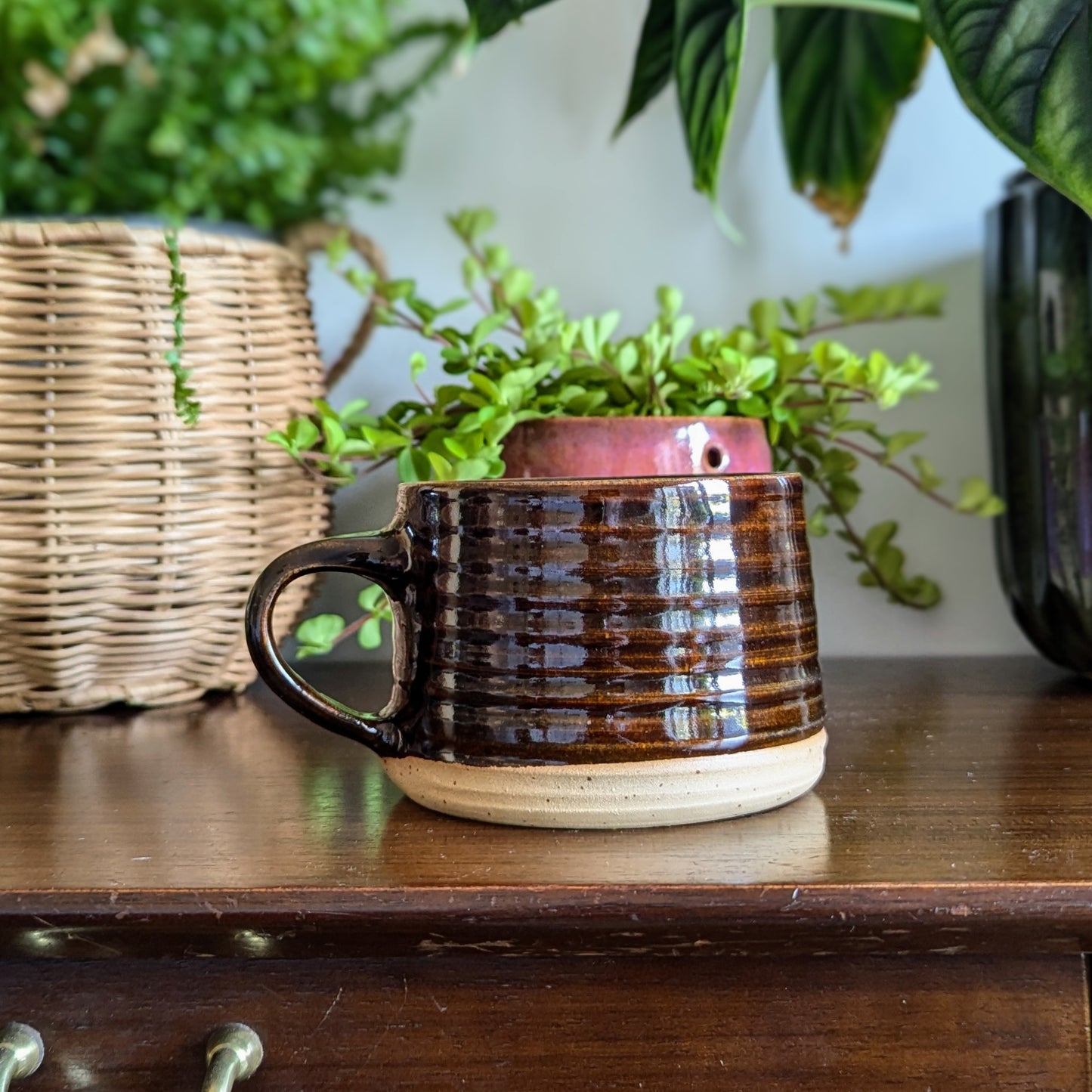 Amber Textured Mug