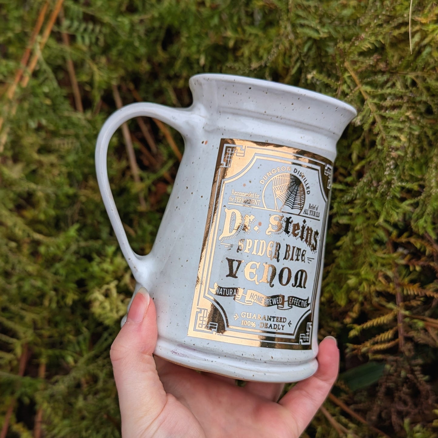 Gold Spider Venom Tankard Mug