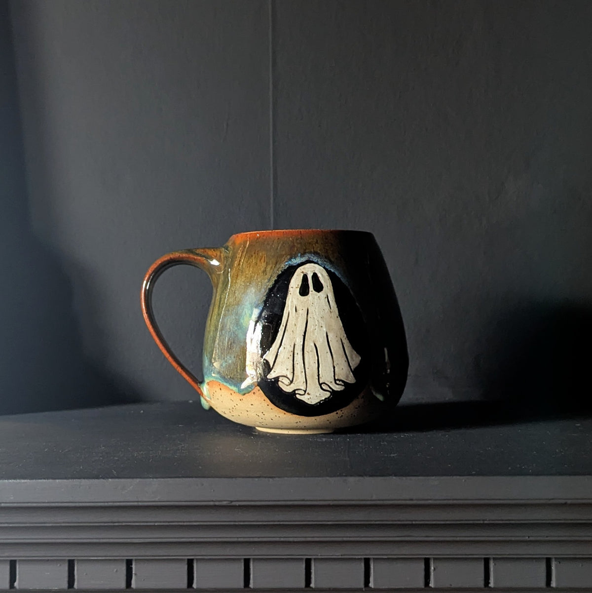 Ghostie mug in Autumn Glaze