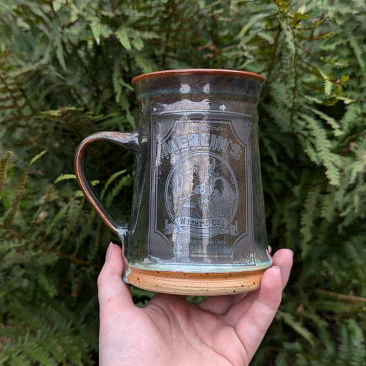 White Gold Witches Brew Tankard Mug