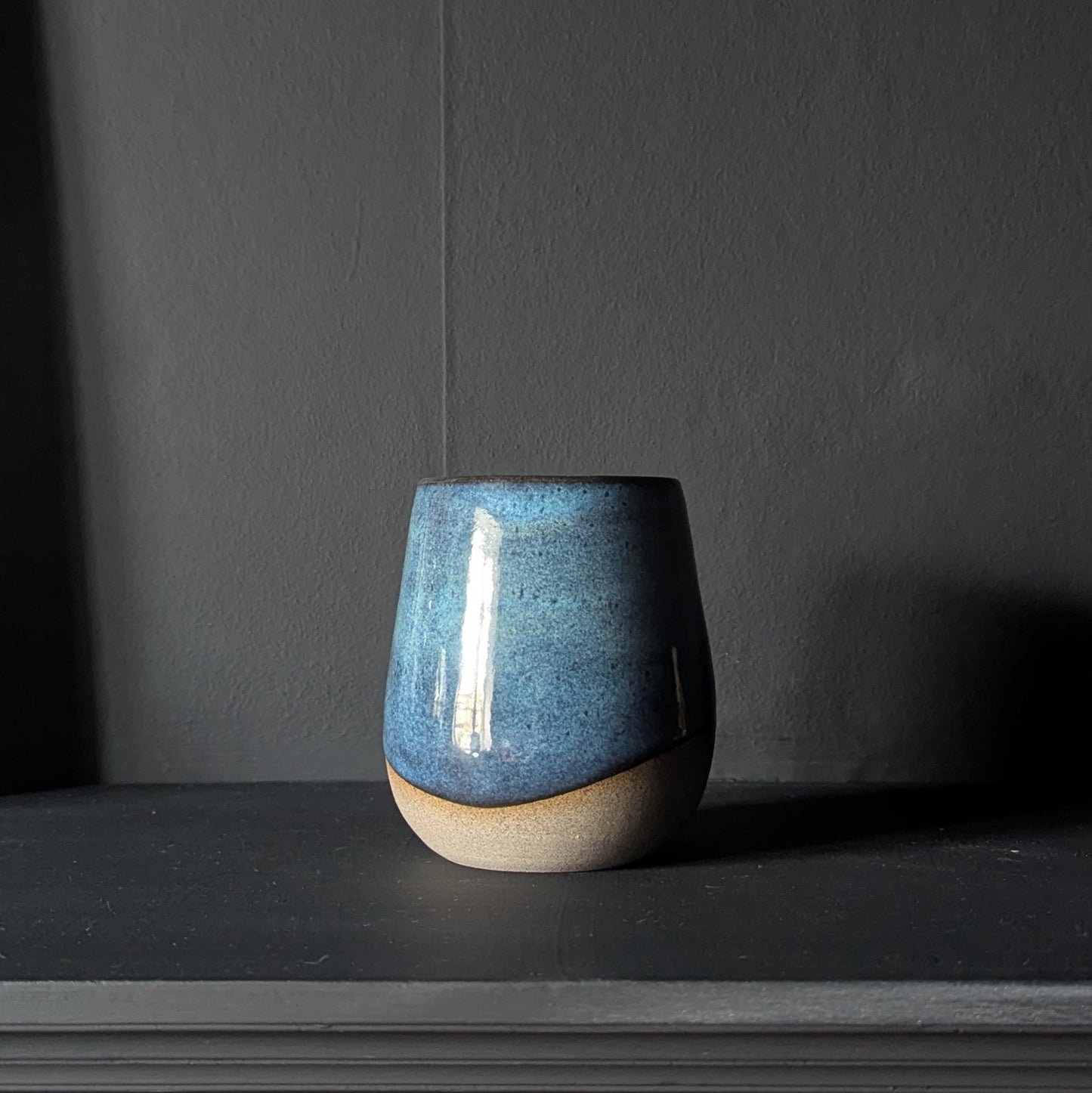 Blue Thumb Indent Mug