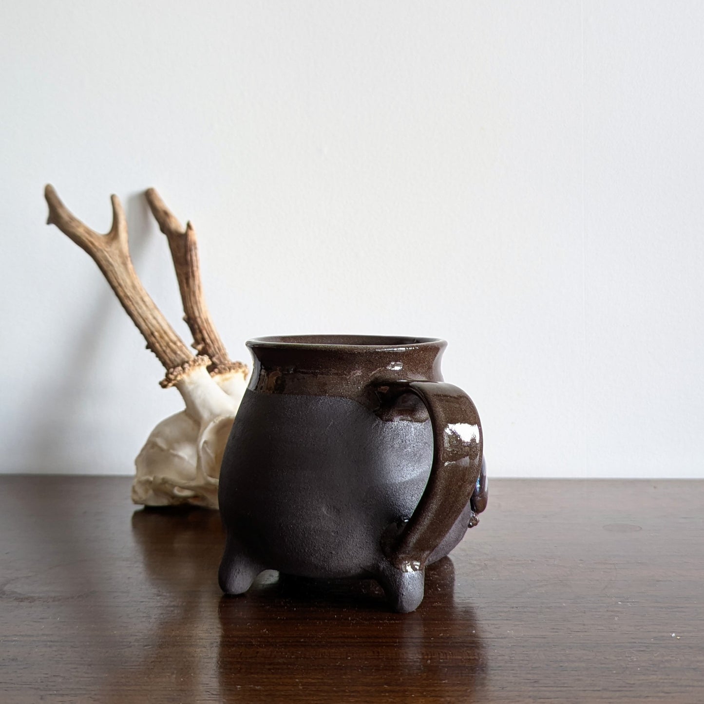 Pearlescent Beetle Cauldron Mug - A