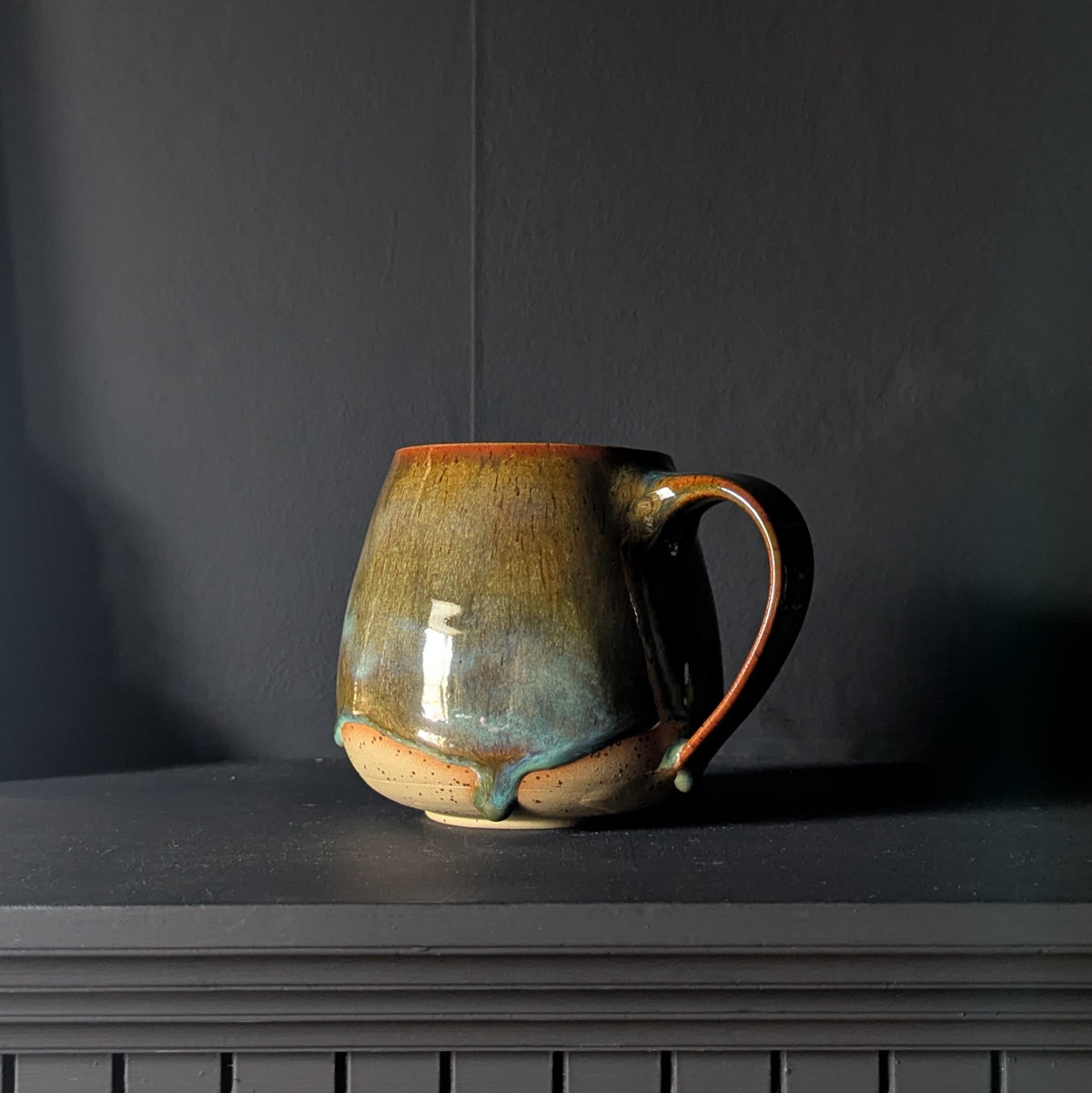 Ghostie mug in Autumn Glaze