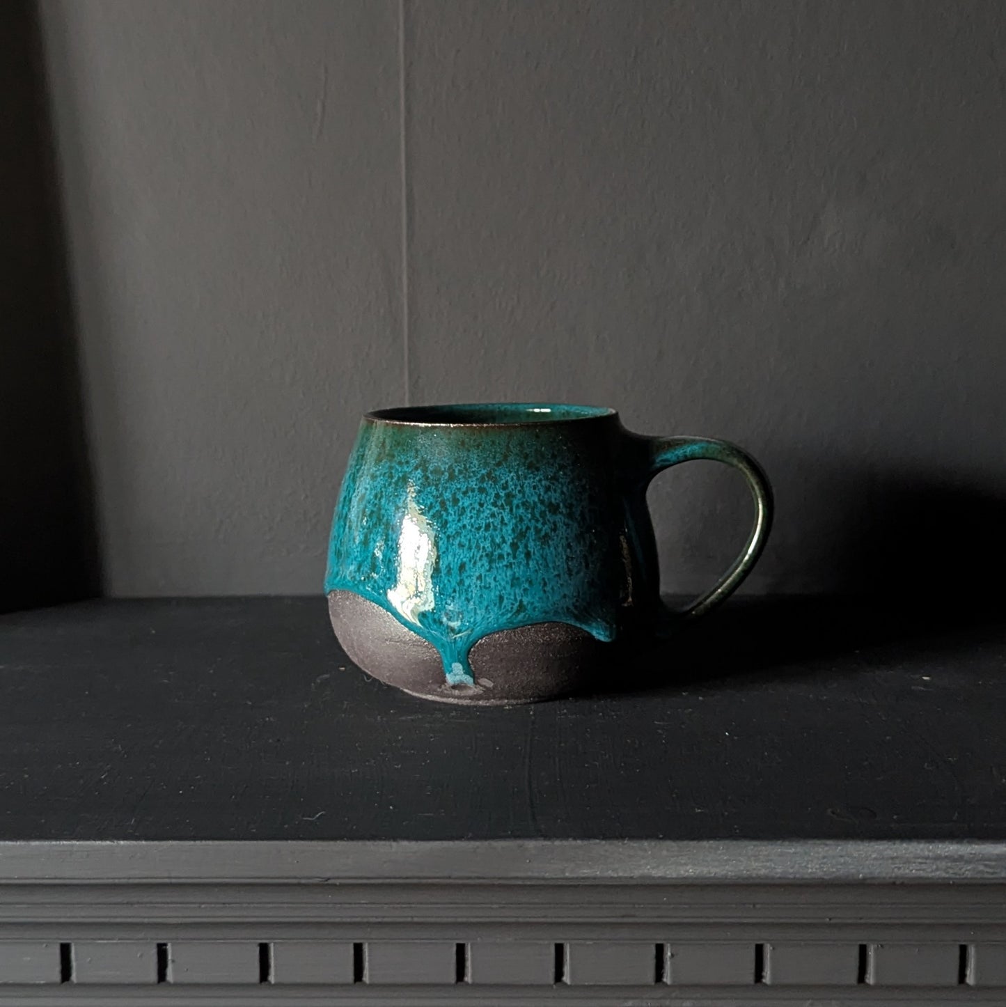 SECOND Mystic Turquoise Belly Mug