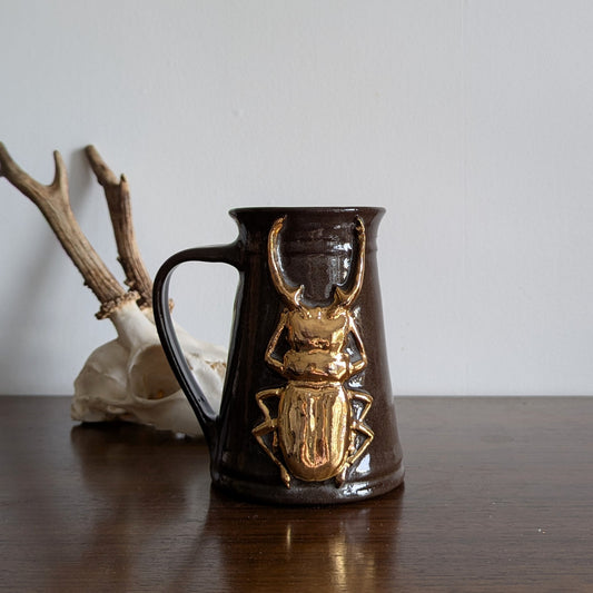 Gold Beetle Tankard - A