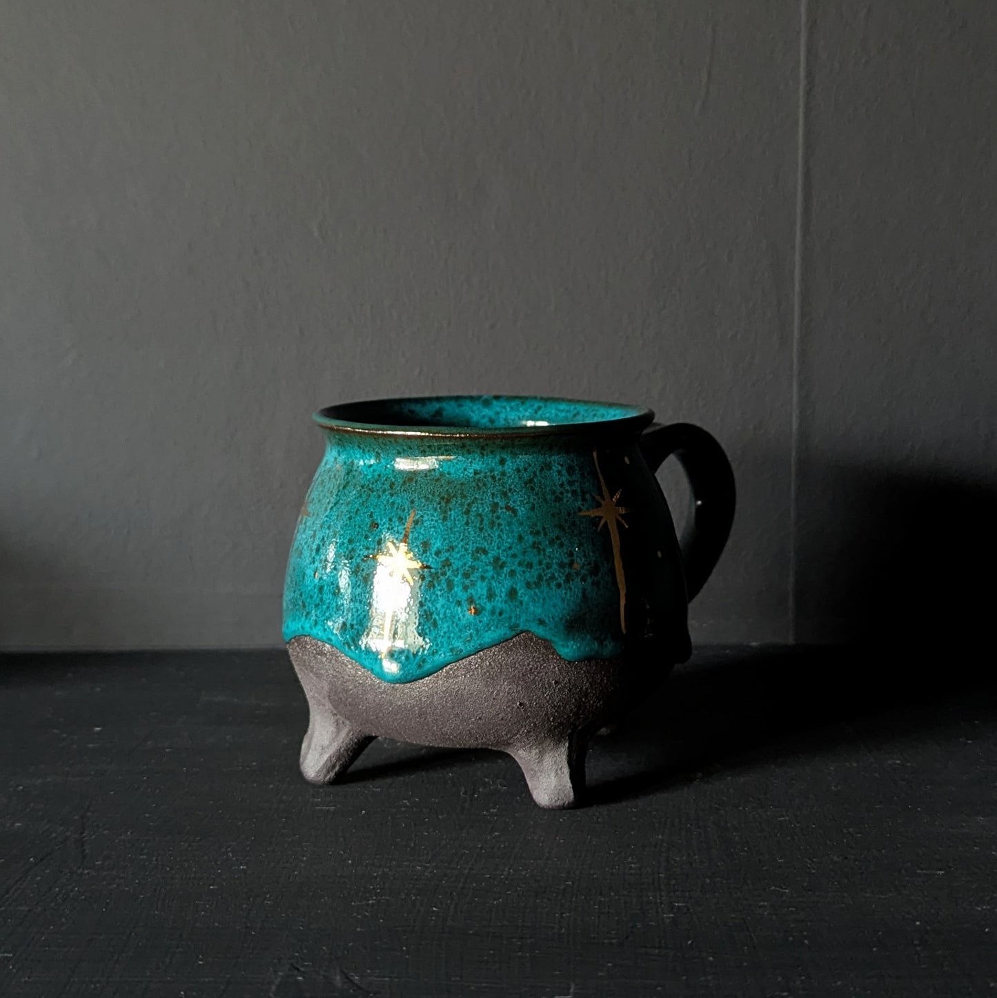 Mystic Turquoise Cauldron Mug