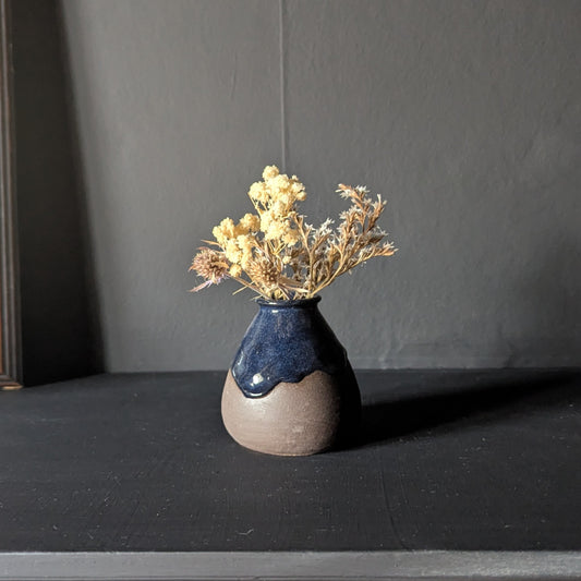 Obsidian Mini Flower Vase - B