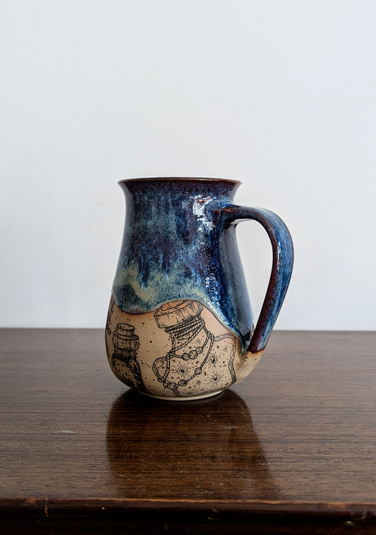 Specimen Bottle Mug - Stardust A