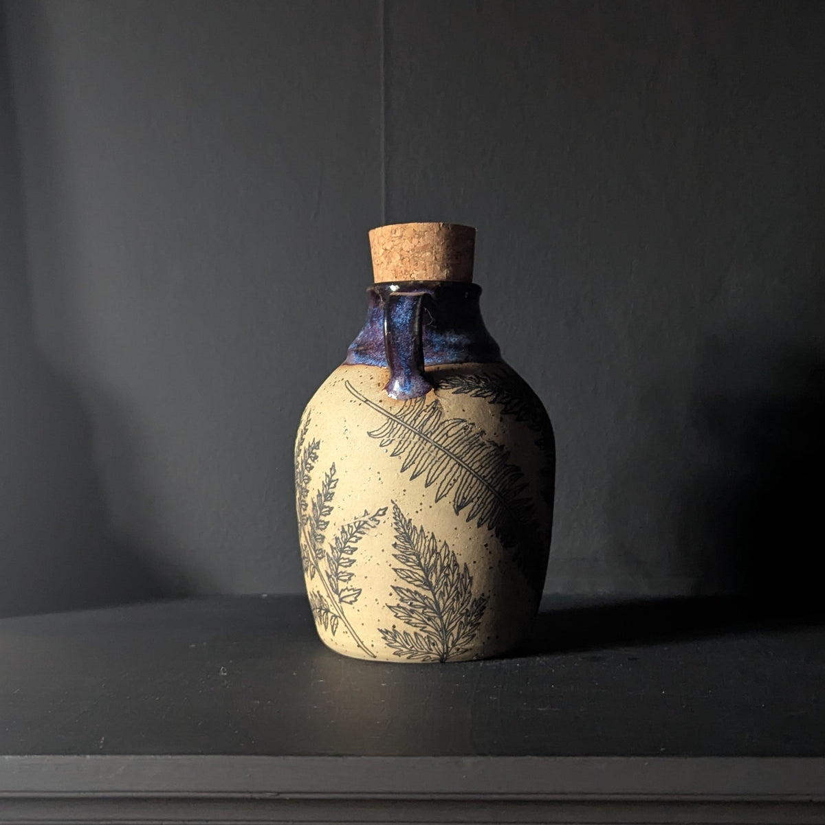 Mystic Purple Fern Flask