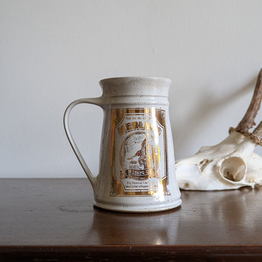 Gold Merlin's Wizard Oil Tankard Mug
