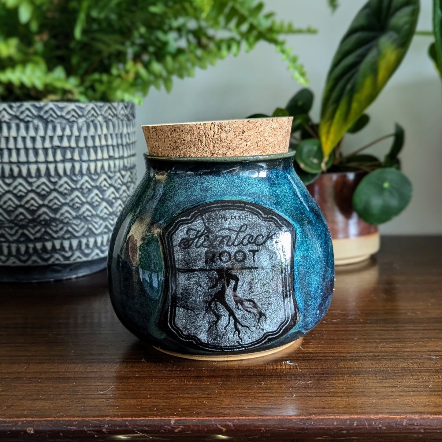 "Hemlock Root" Potion Jar