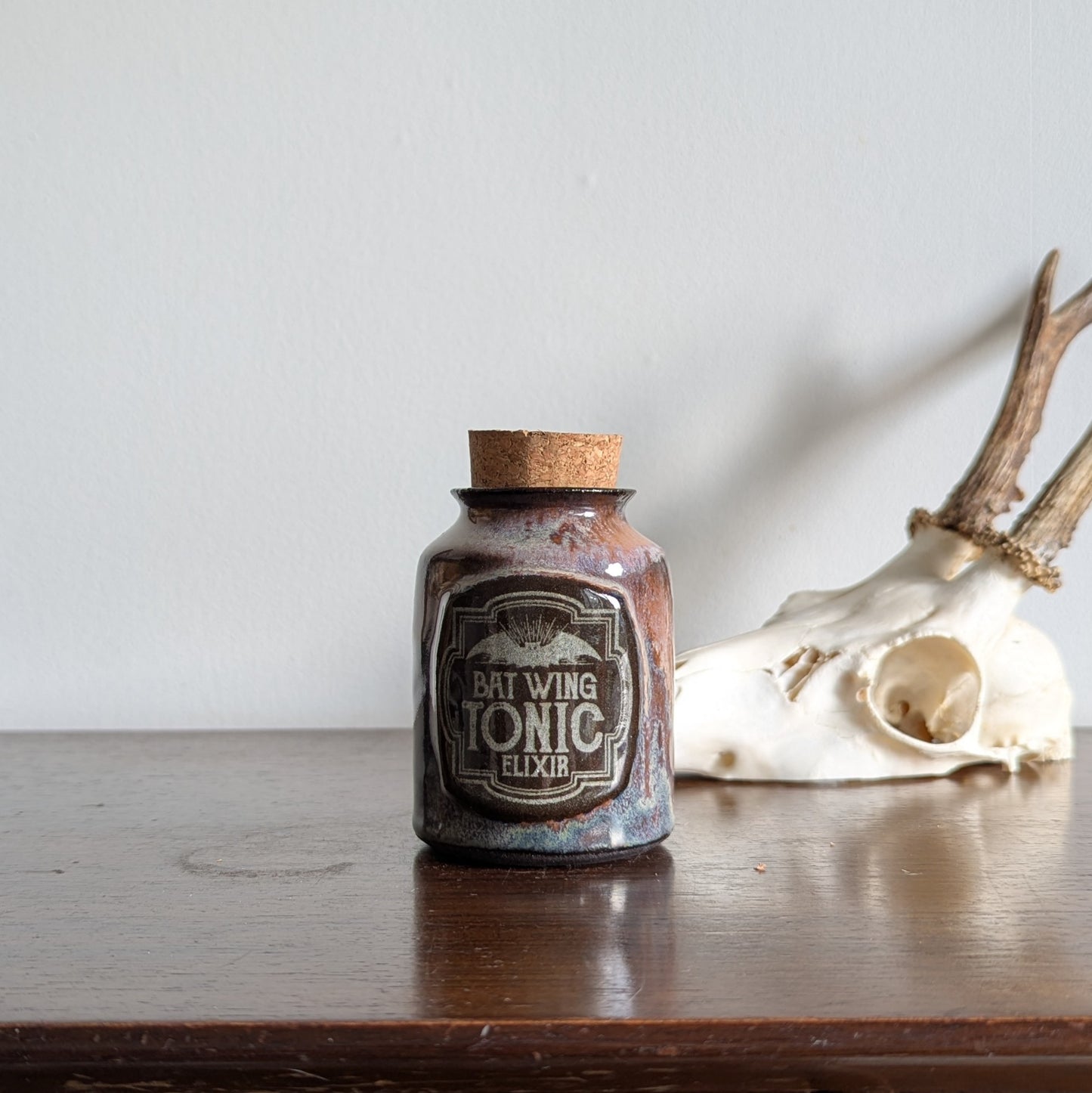 Small Batwing Tonic Potion Bottle