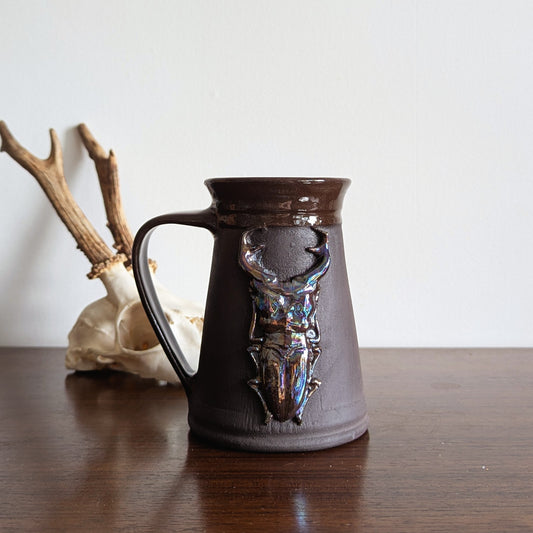 Pearlescent Beetle Tankard - B