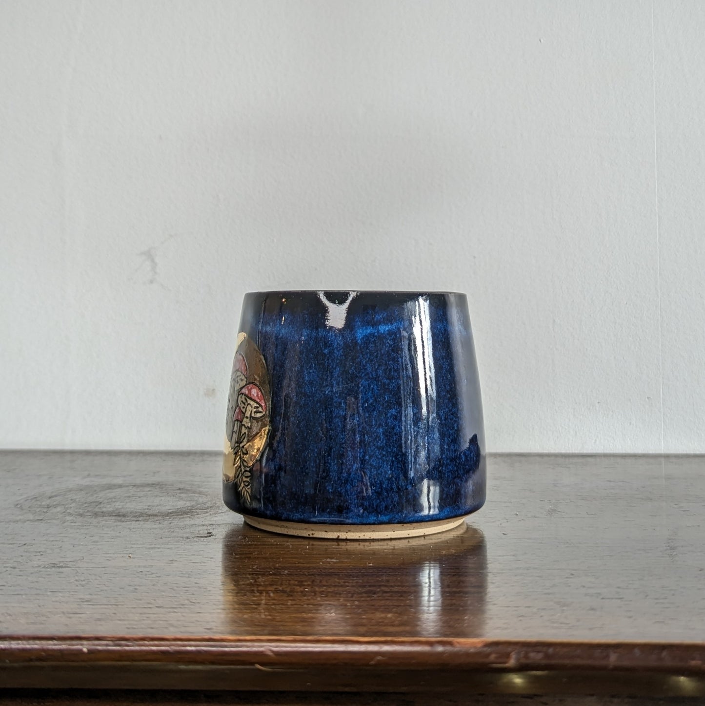 Mushroom Moon Mug - Azure