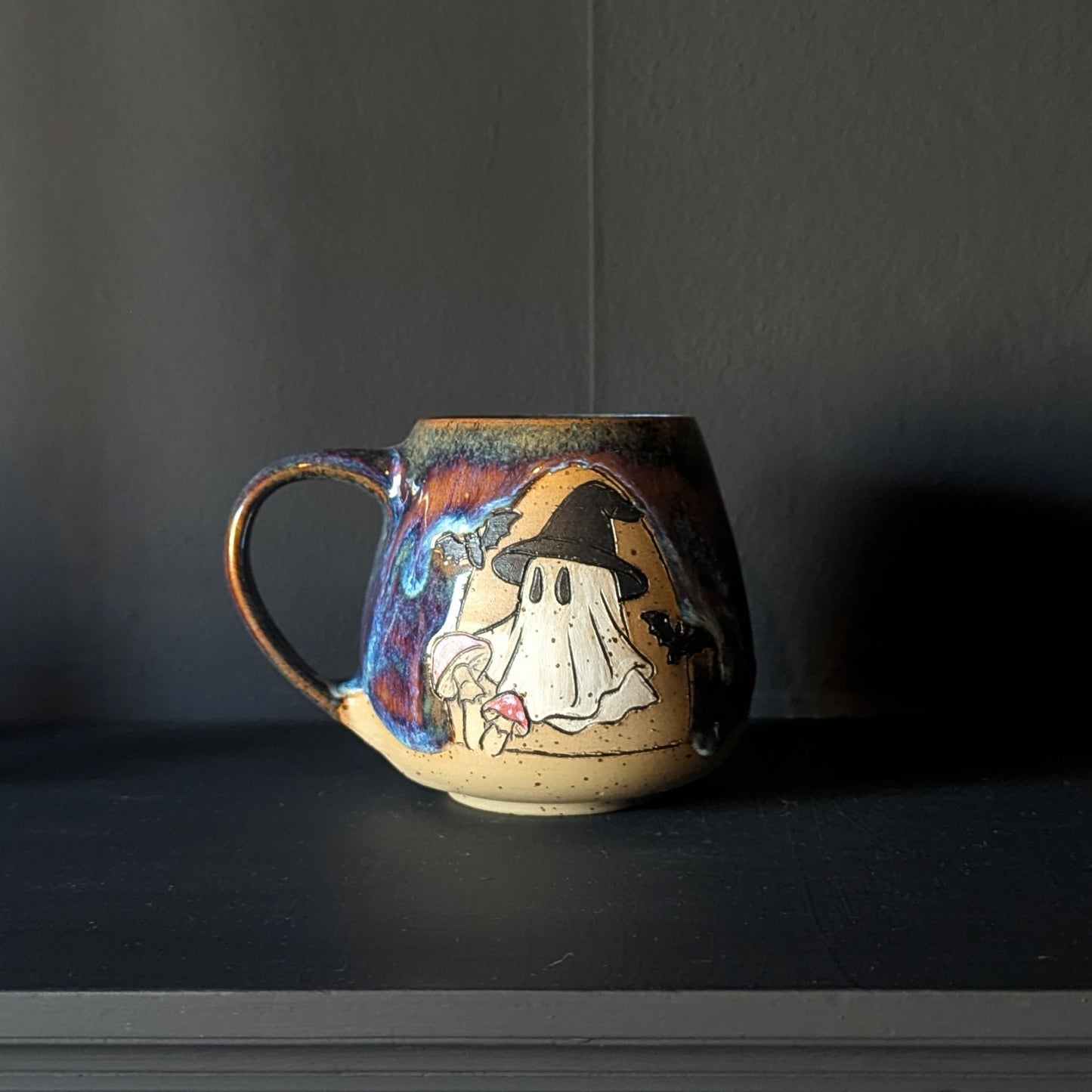 Witch Ghostie mug in Elixir Glaze