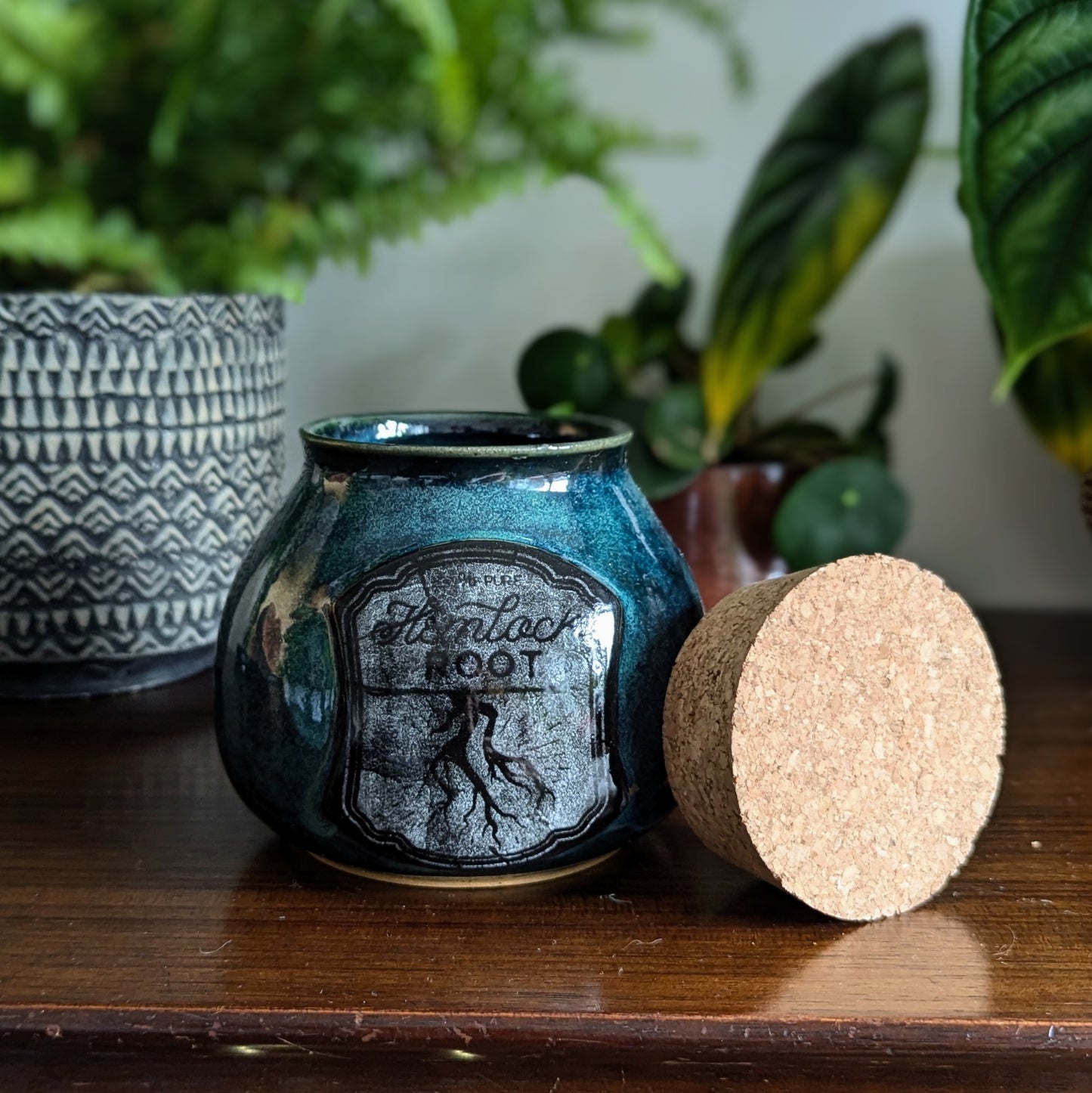 "Hemlock Root" Potion Jar