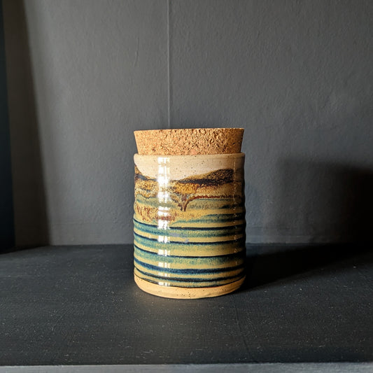 Small Jar - Mountain-side glaze