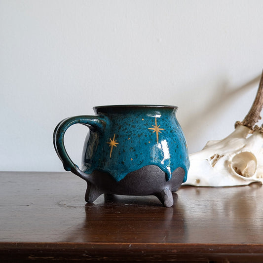 Mystic Turquoise Cauldron Mug