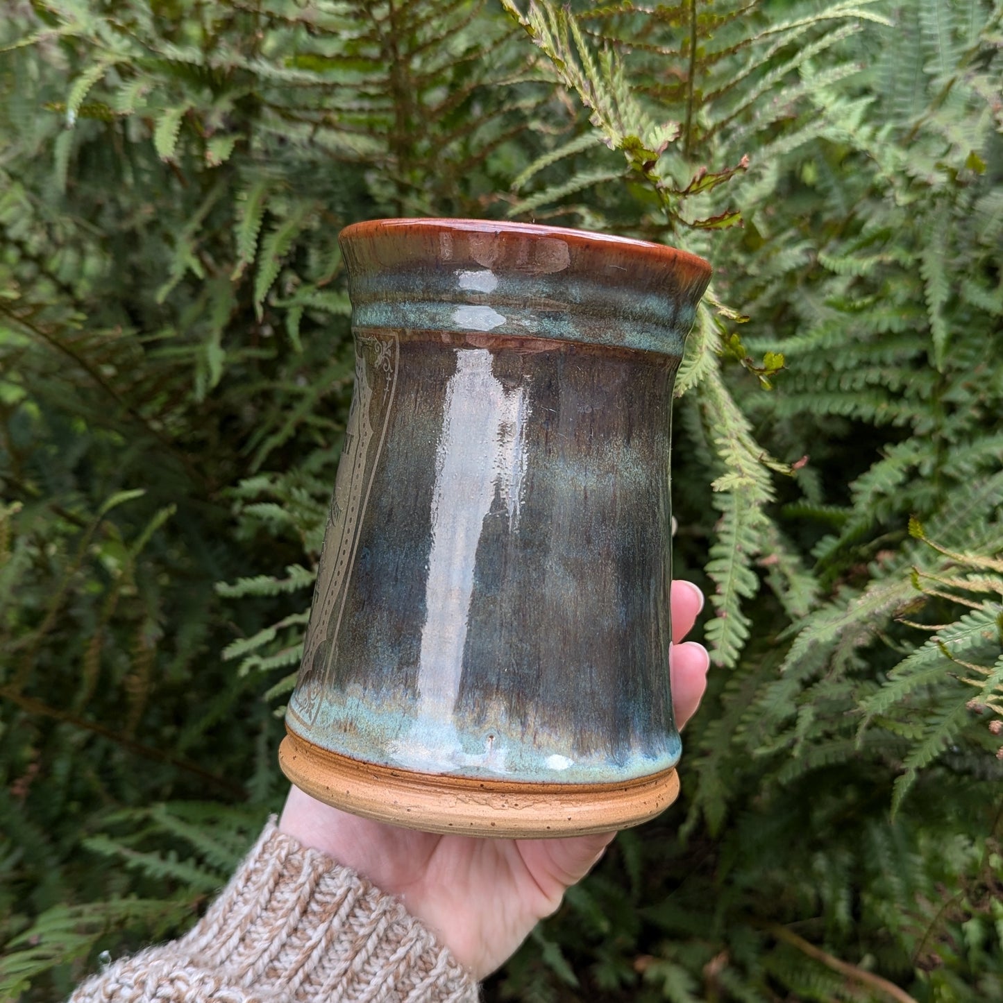 Gold Sea Serpent Spit Tankard Mug