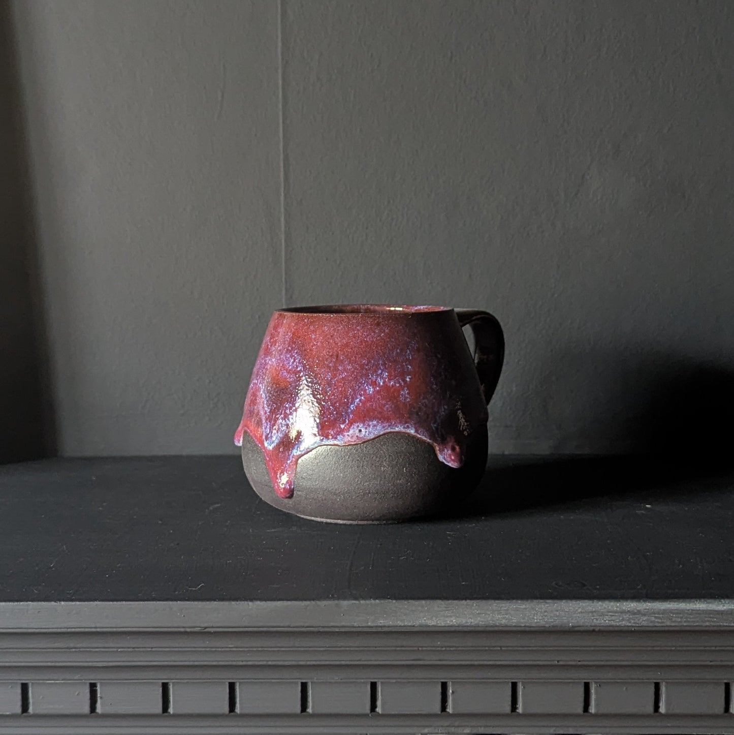 Autumn Plum Belly Mug