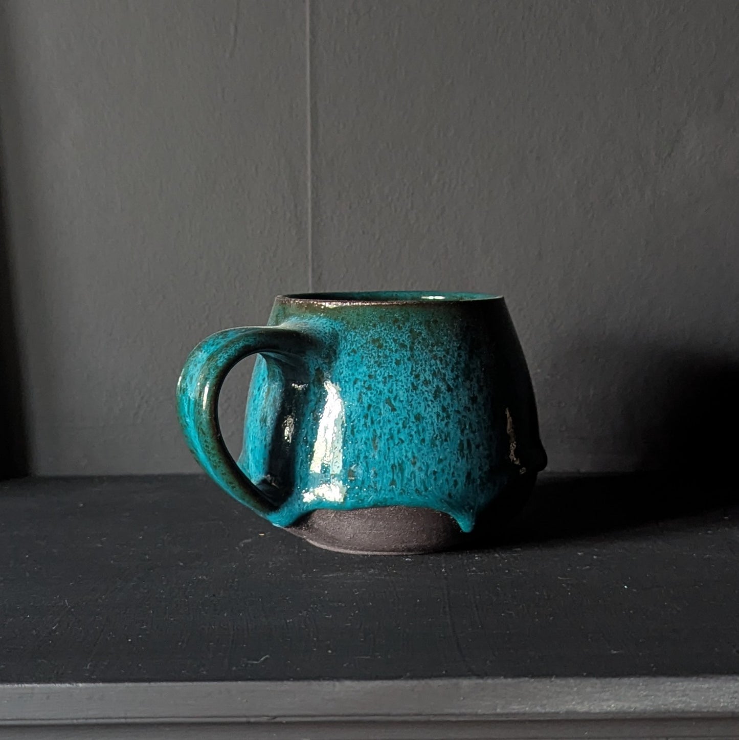 SECOND Mystic Turquoise Belly Mug
