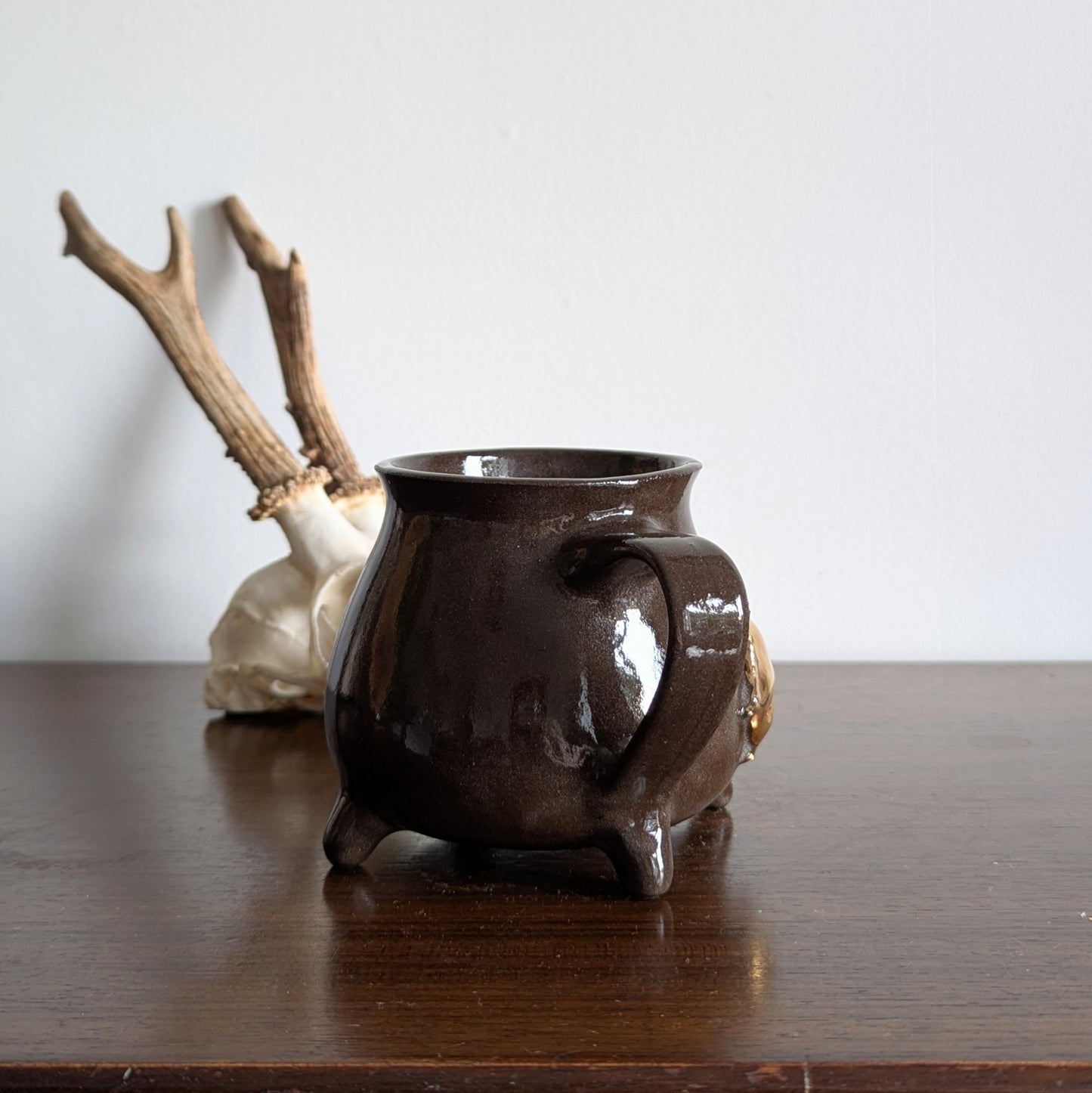 Gold Beetle Cauldron Mug - A