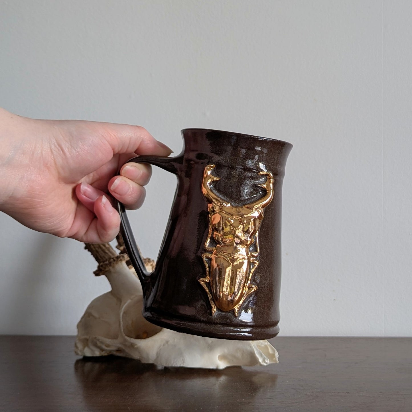 Gold Beetle Tankard - B